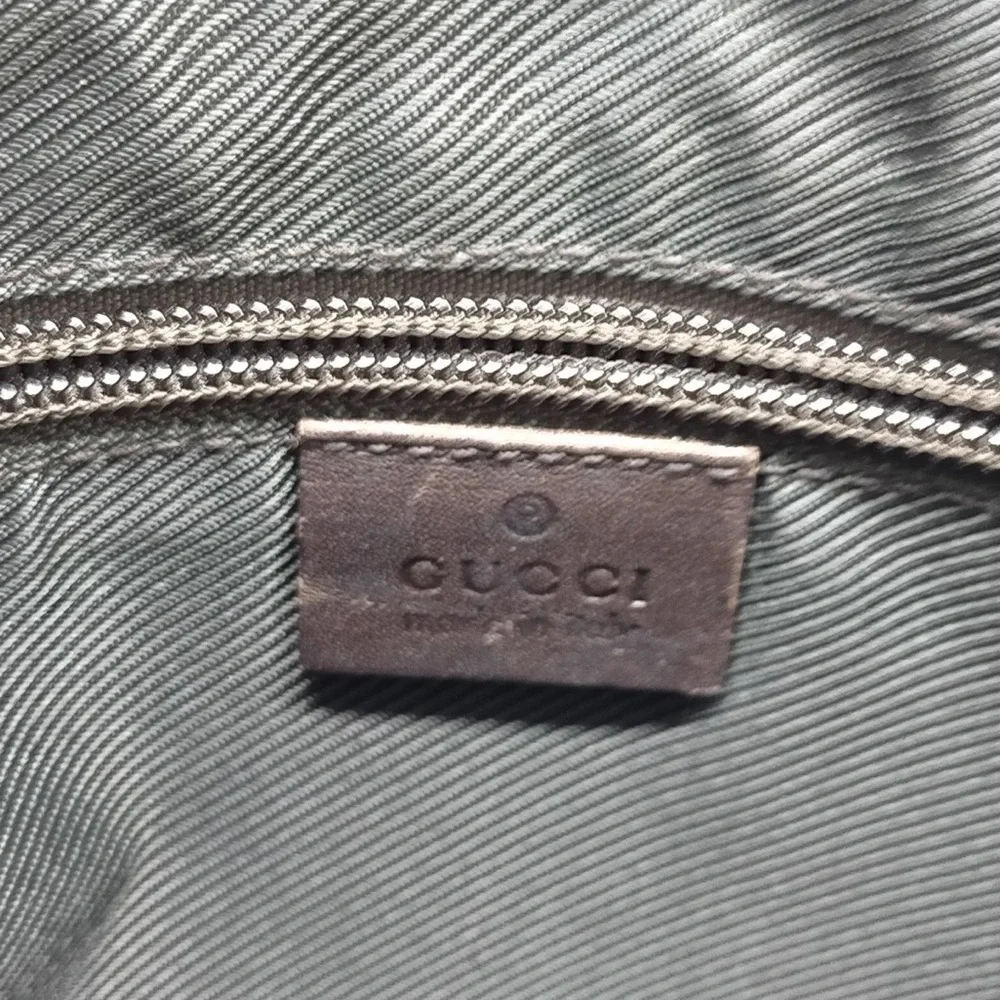 GUCCI Supreme GG Leather Coated Canvas Crossbody Messenger Bag With: Dust Bag